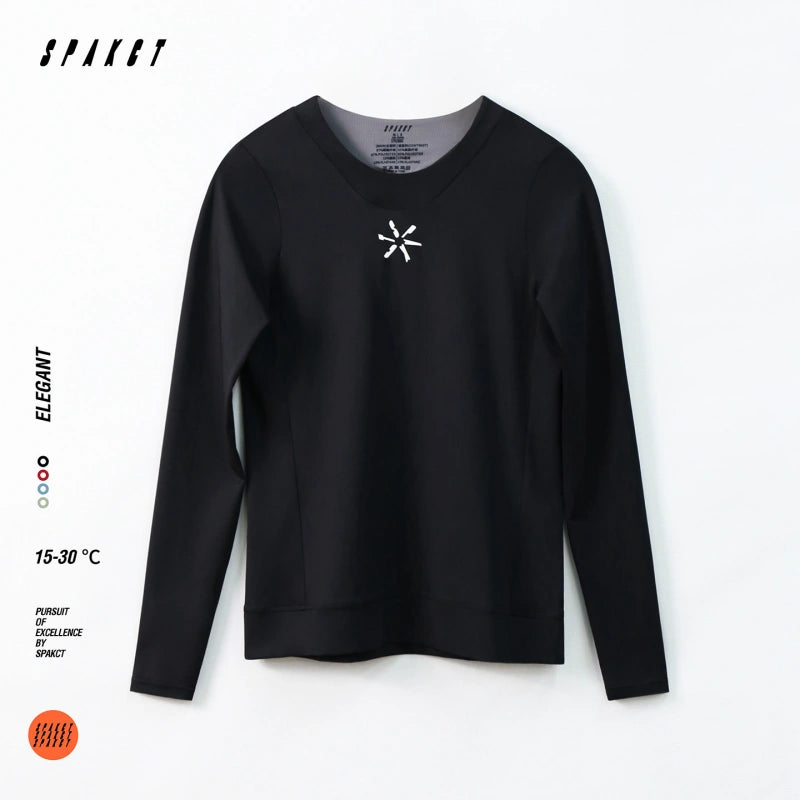 Elegant Long Sleeve Active Top | Unisex