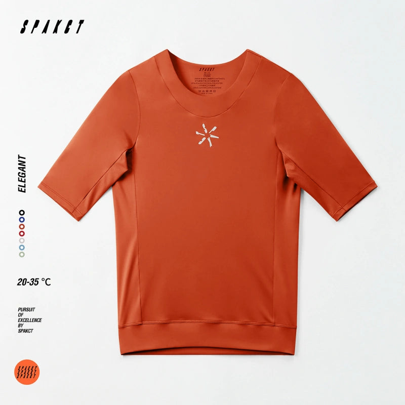 Elegant Short Sleeve Active Top | Unisex