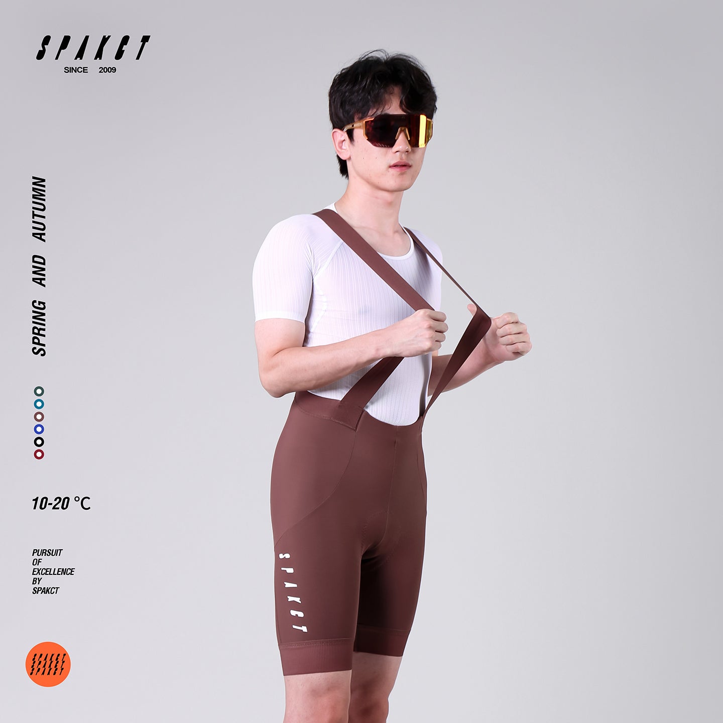 Men's 250g Thermal Fleece Bib Shorts | Spring Autumn