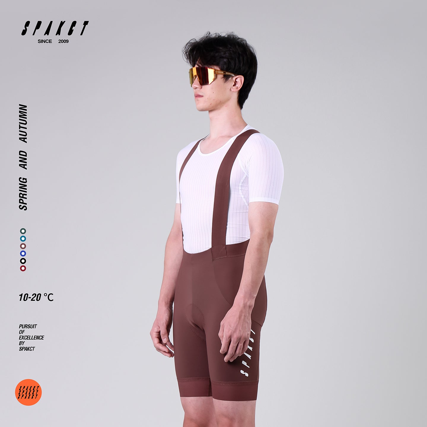 Men's 250g Thermal Fleece Bib Shorts | Spring Autumn