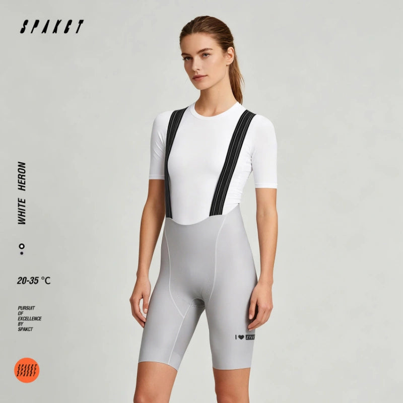 White Heron Bib Shorts | Women