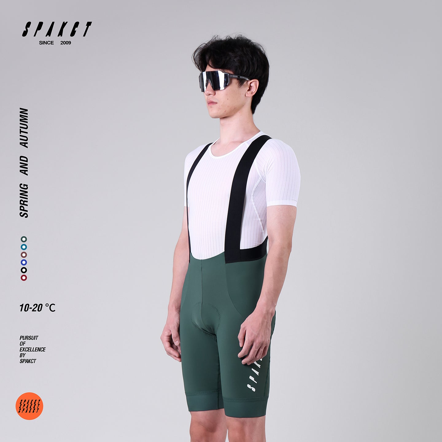 Men's 250g Thermal Fleece Bib Shorts | Spring Autumn