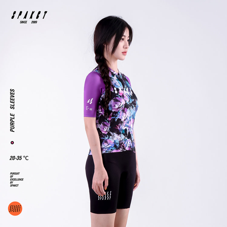 Women's 5-Pocket Aero Jersey | Purple Sleeves