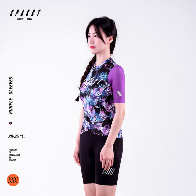 Women's 5-Pocket Aero Jersey | Purple Sleeves