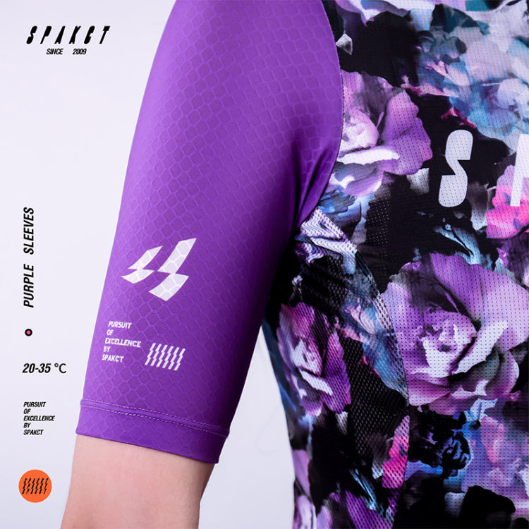 Women's 5-Pocket Aero Jersey | Purple Sleeves