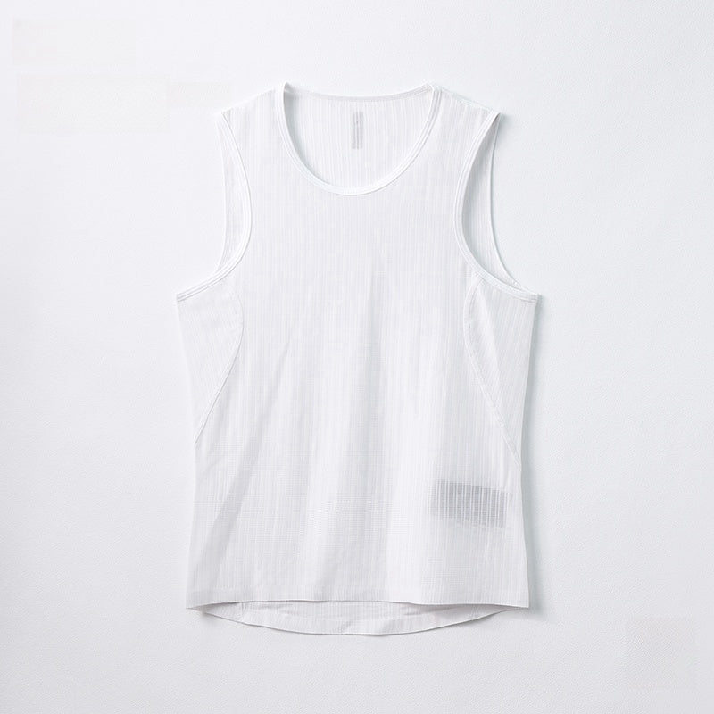 Cycling Base Layer King Air Sleeveless Ladder White Lightweight