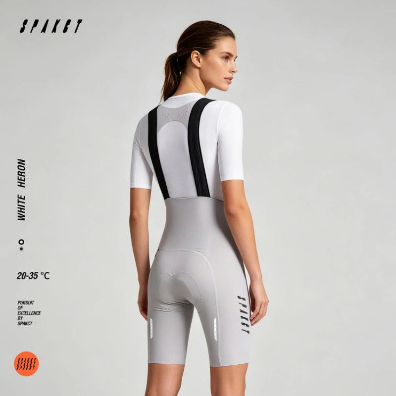 White Heron Bib Shorts | Women