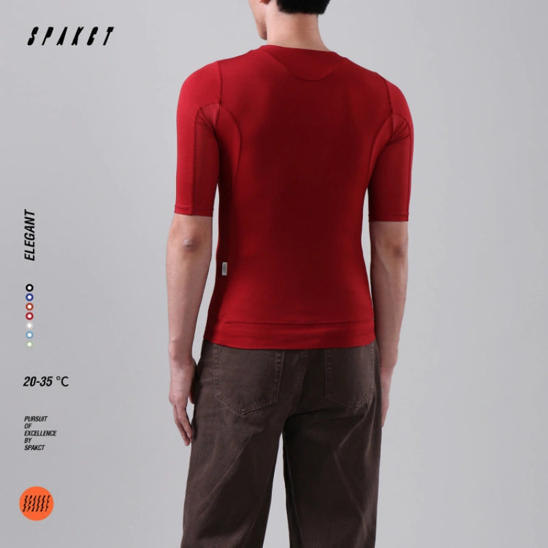 Elegant Short Sleeve Active Top | Unisex