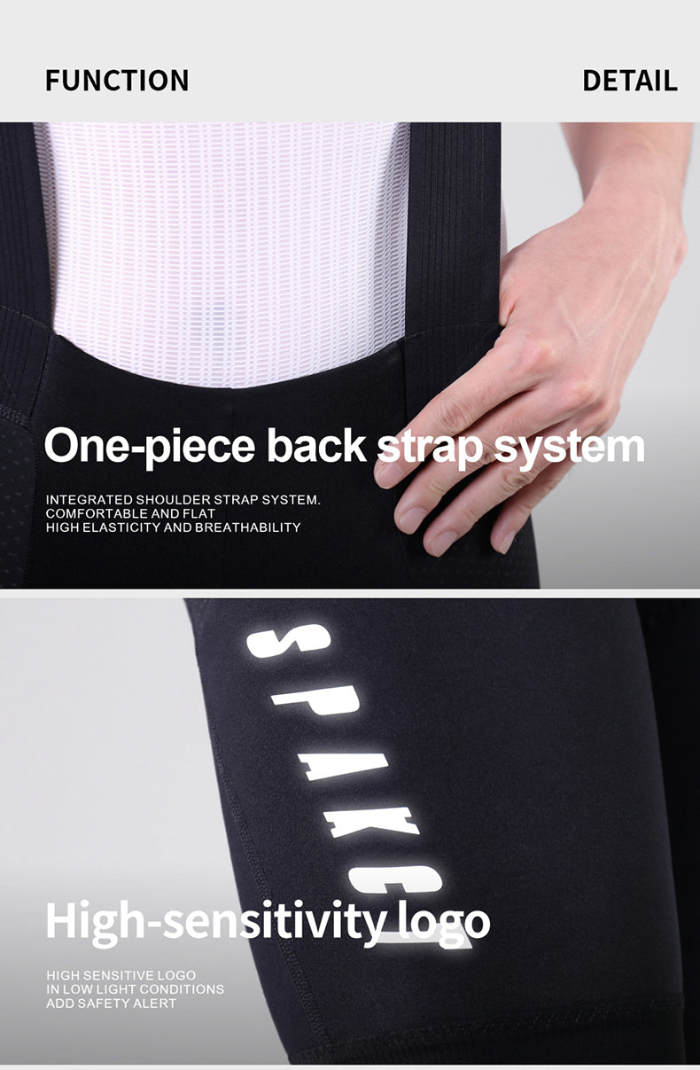 Men's 250g Thermal Fleece Bib Shorts | Spring Autumn - 32530200461469