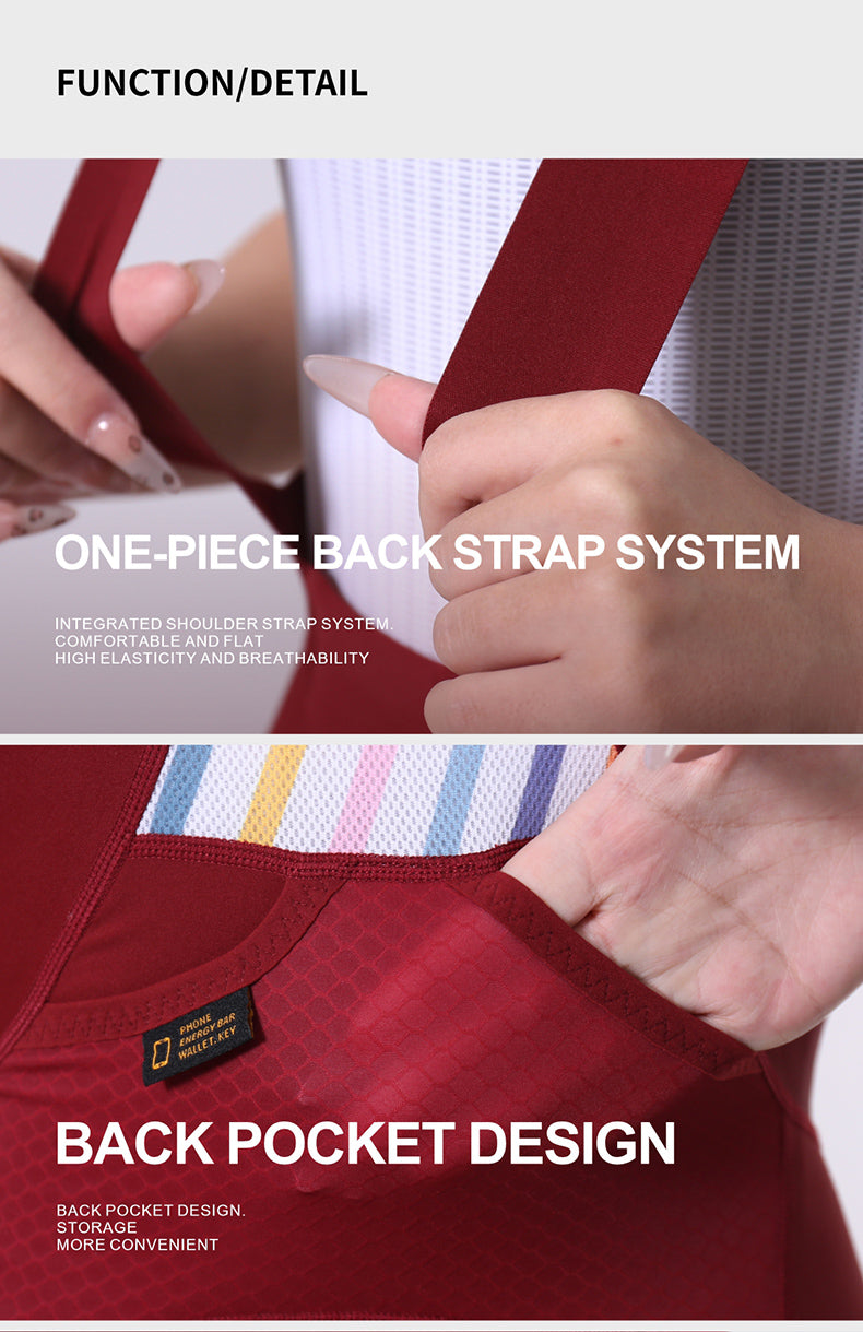 Women's 250g Thermal Fleece Bib Shorts | Spring Autumn - 32531211747485