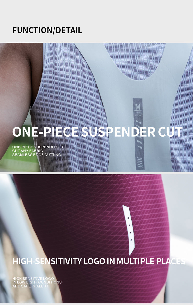 Men's High-Compression Bib Shorts | Heaven Talent - 32531194019997