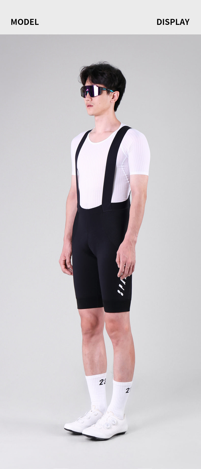 Men's 250g Thermal Fleece Bib Shorts | Spring Autumn - 32530200494237