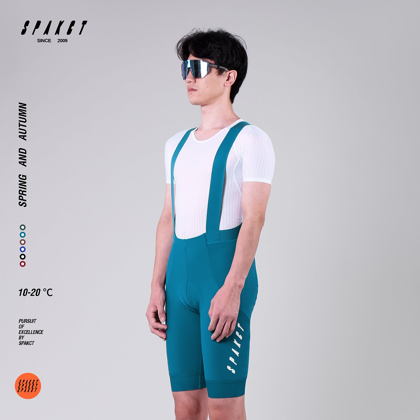 Men's 250g Thermal Fleece Bib Shorts | Spring Autumn