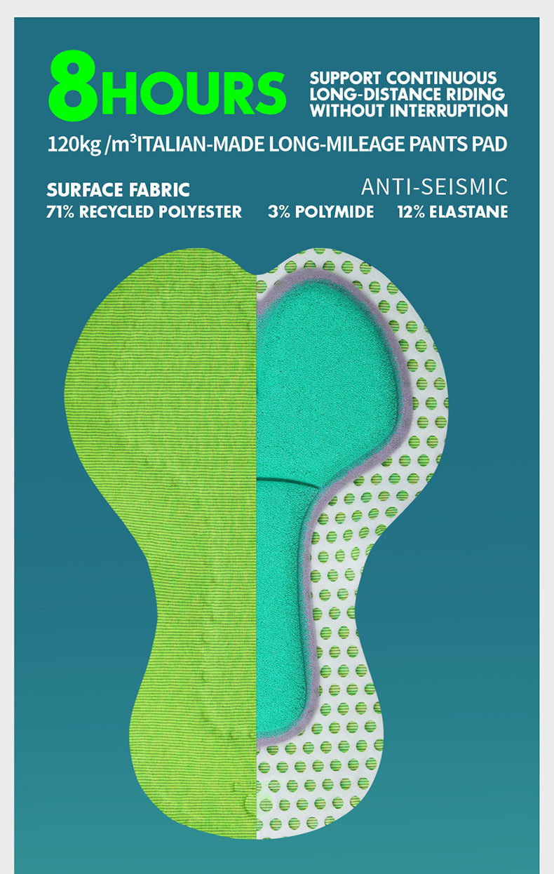 Men's 8-Hour Endurance Bib Shorts | Aoyama - 32531198574749