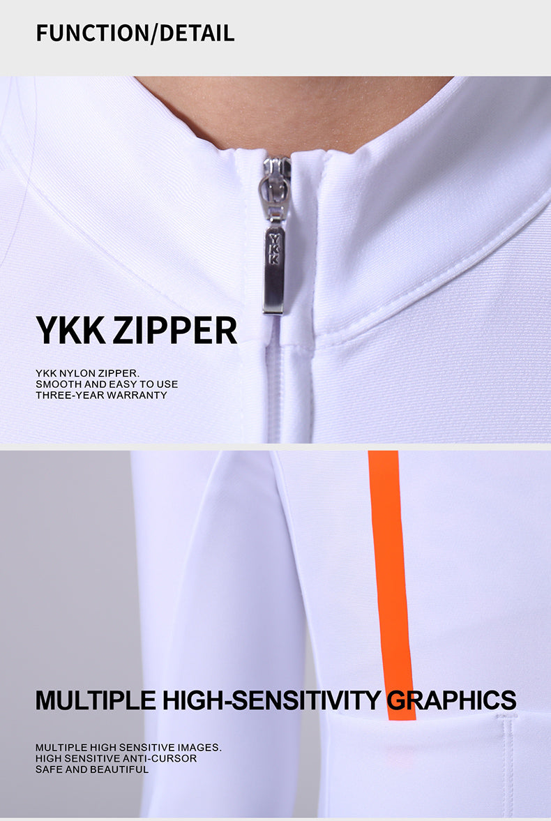 Women's Long Sleeve 270g Elite Velvet Jersey | Radiance - 32530156093597