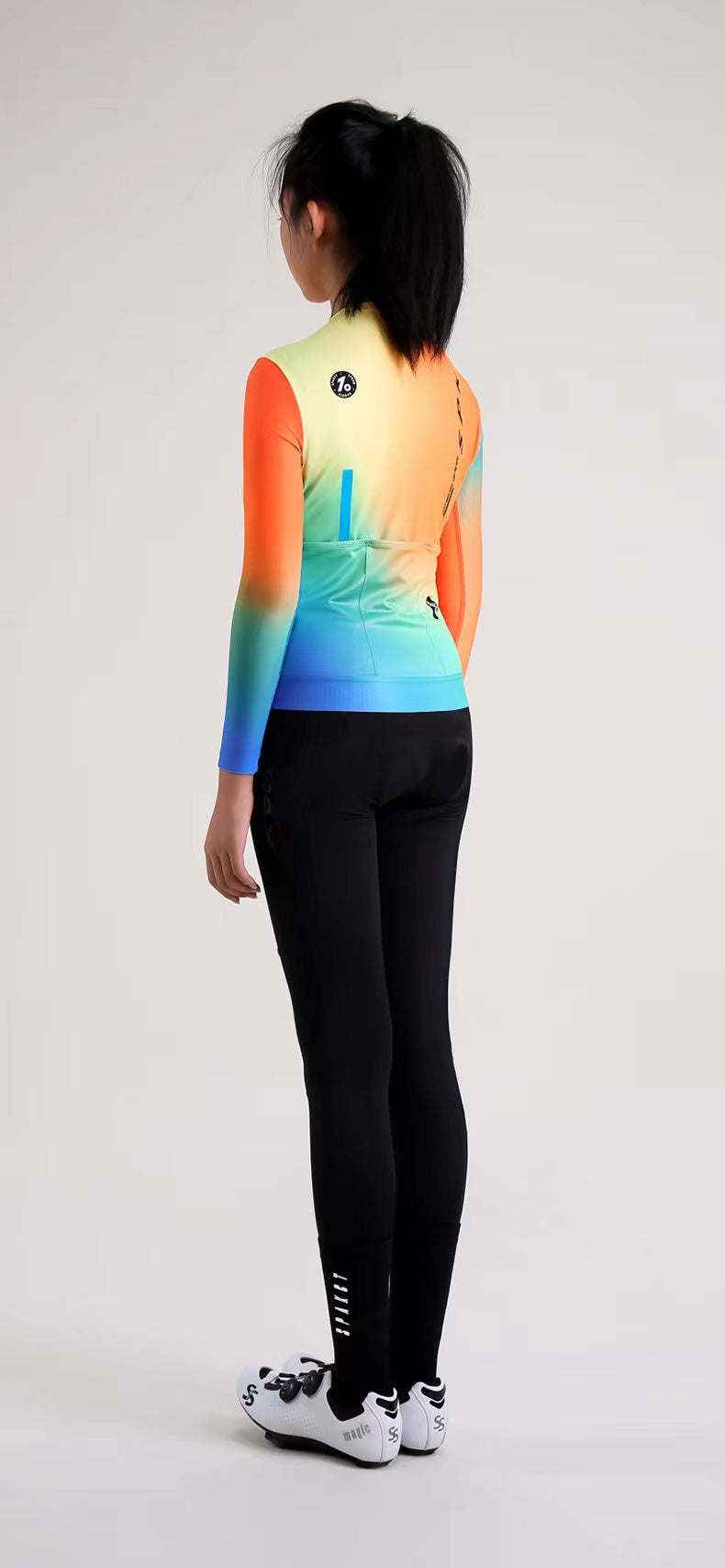 Women's Long Sleeve Gradient Aero Jersey | ELF Ⅱ - 32526672953501