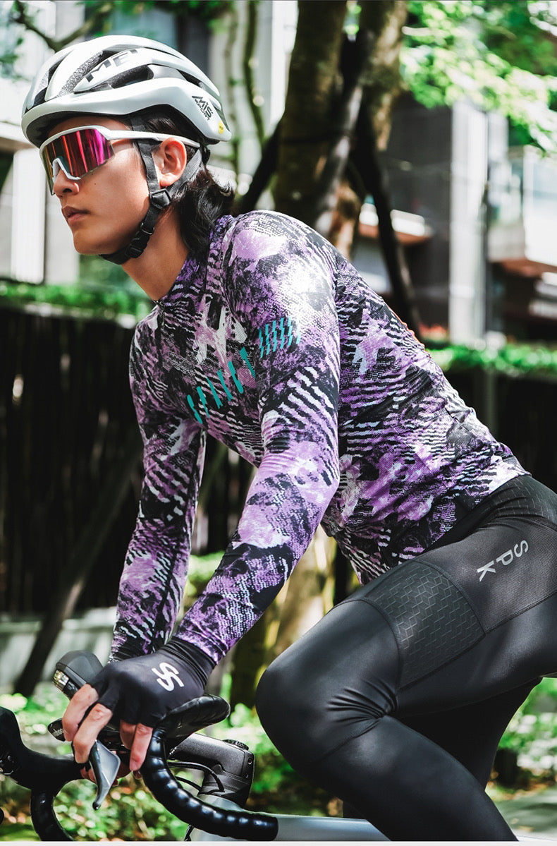 Men's Long Sleeve Jersey | Zebra - 31721775792285