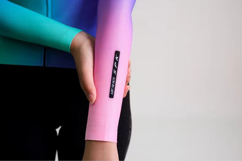 Women's Long Sleeve Gradient Aero Jersey | ELF Ⅱ - 32526672396445