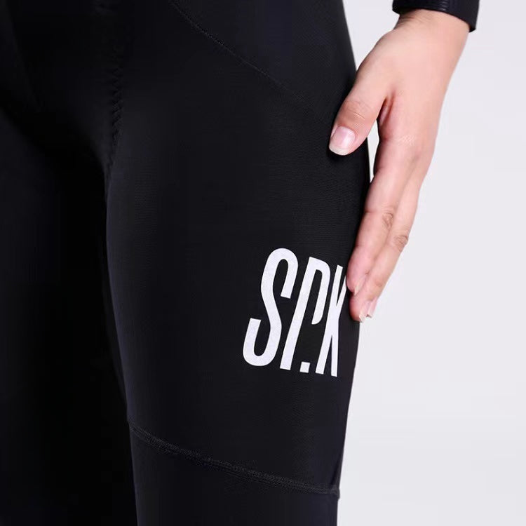 Women's 250g Thermal Fleece Bib Tights | Horse - 32528501702813