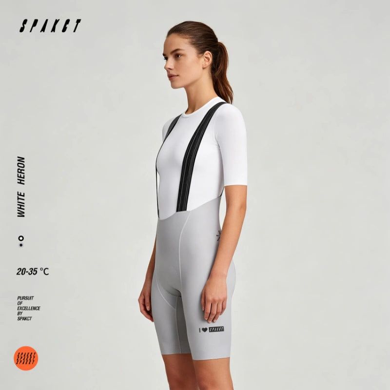White Heron Bib Shorts | Women