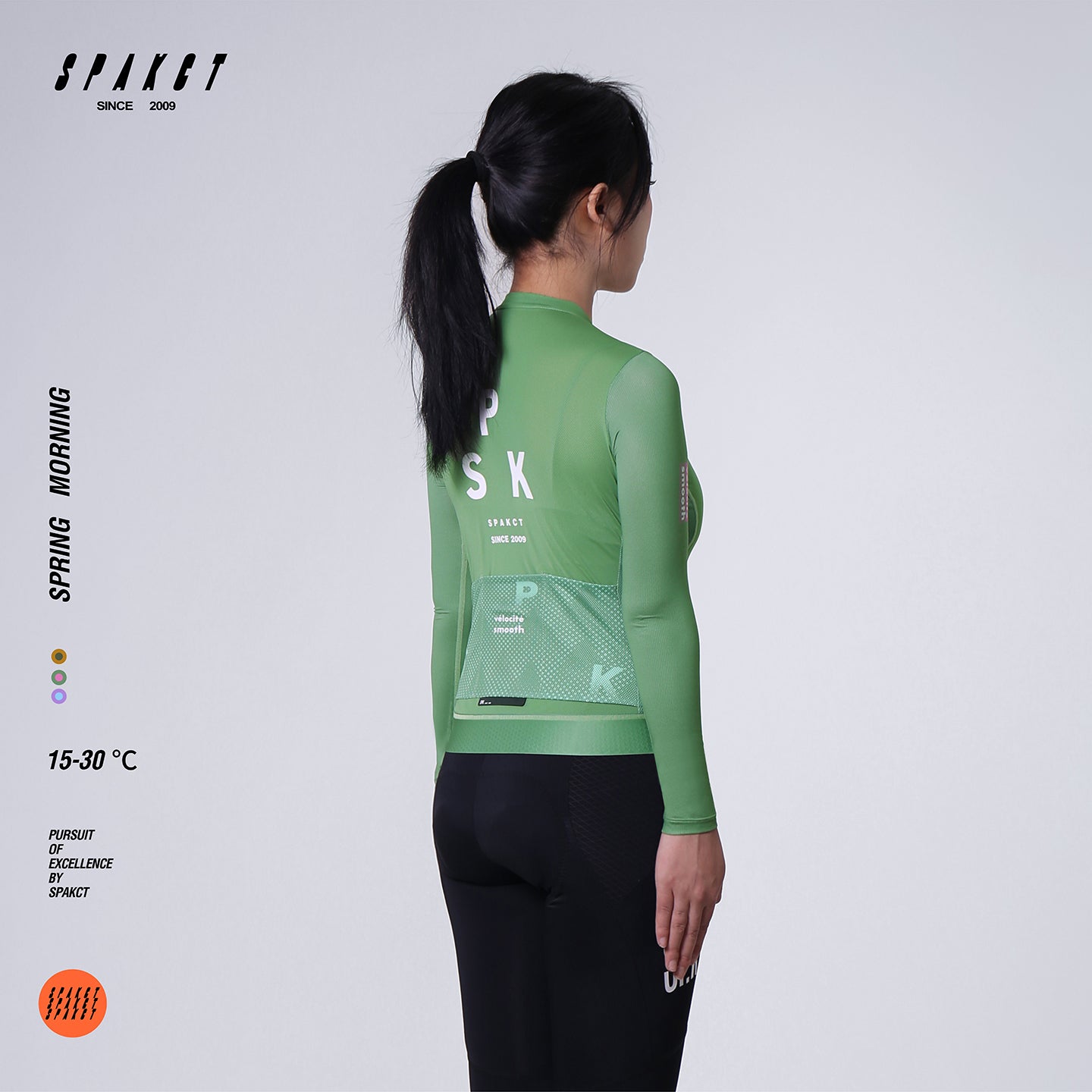 Women's Long Sleeve Antibacterial Cooling Jersey | Spring Morning