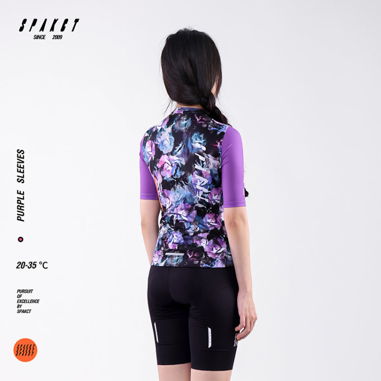 Women's 5-Pocket Aero Jersey | Purple Sleeves