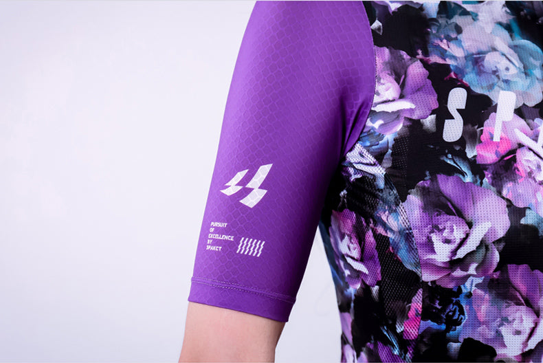 Women's 5-Pocket Aero Jersey | Purple Sleeves - 32533796749469