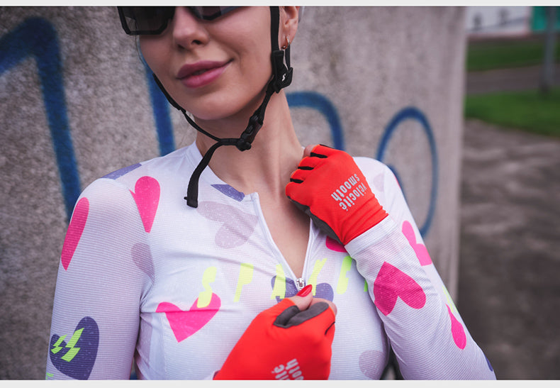 Women's Long Sleeve 5-Pocket Aero Jersey | Sweetheart - 32533809627293