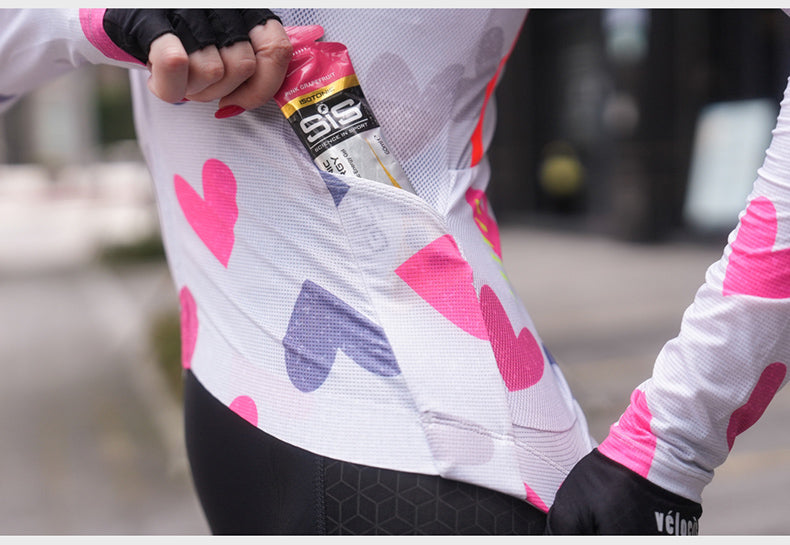 Women's Long Sleeve 5-Pocket Aero Jersey | Sweetheart - 32533809660061