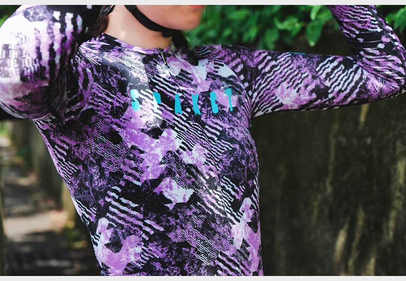 Women's Long Sleeve 115g Cooling Jersey | Zebra - 32533797896349