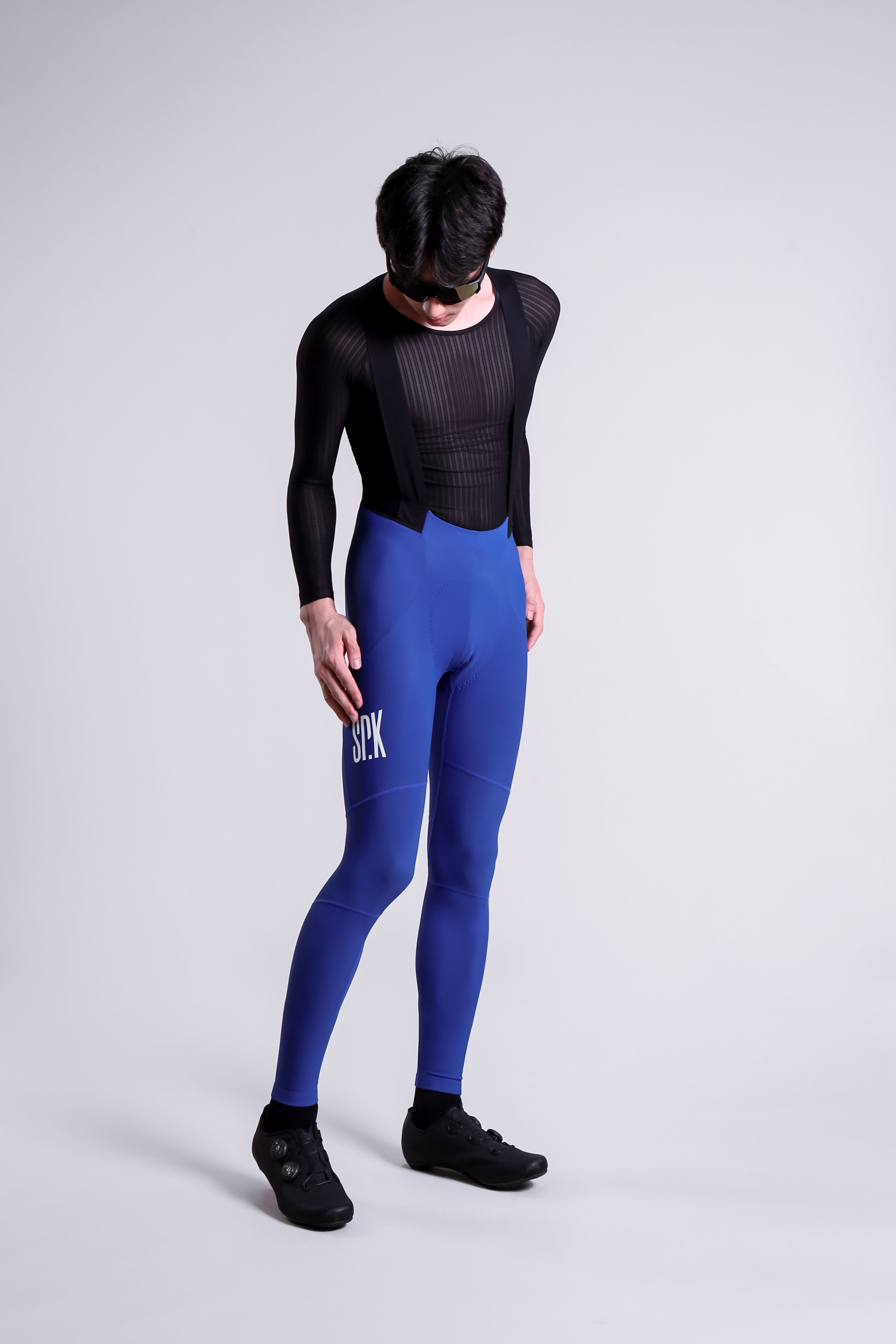 Men's 250g Thermal Fleece Bib Tights | Horse - 32526755463325