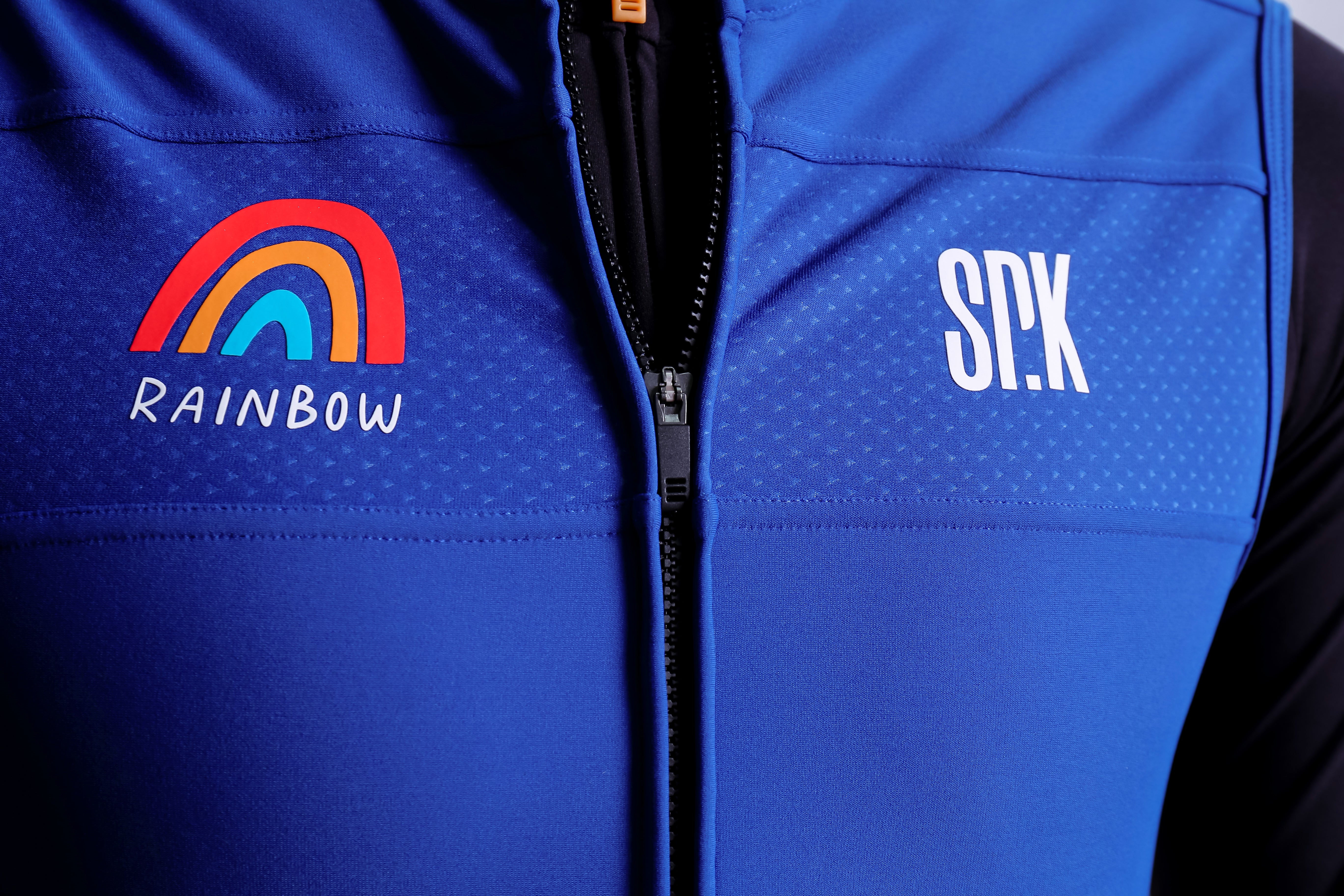 Thermal Fleece Cycling Vest | Rainbow - 32526718566557