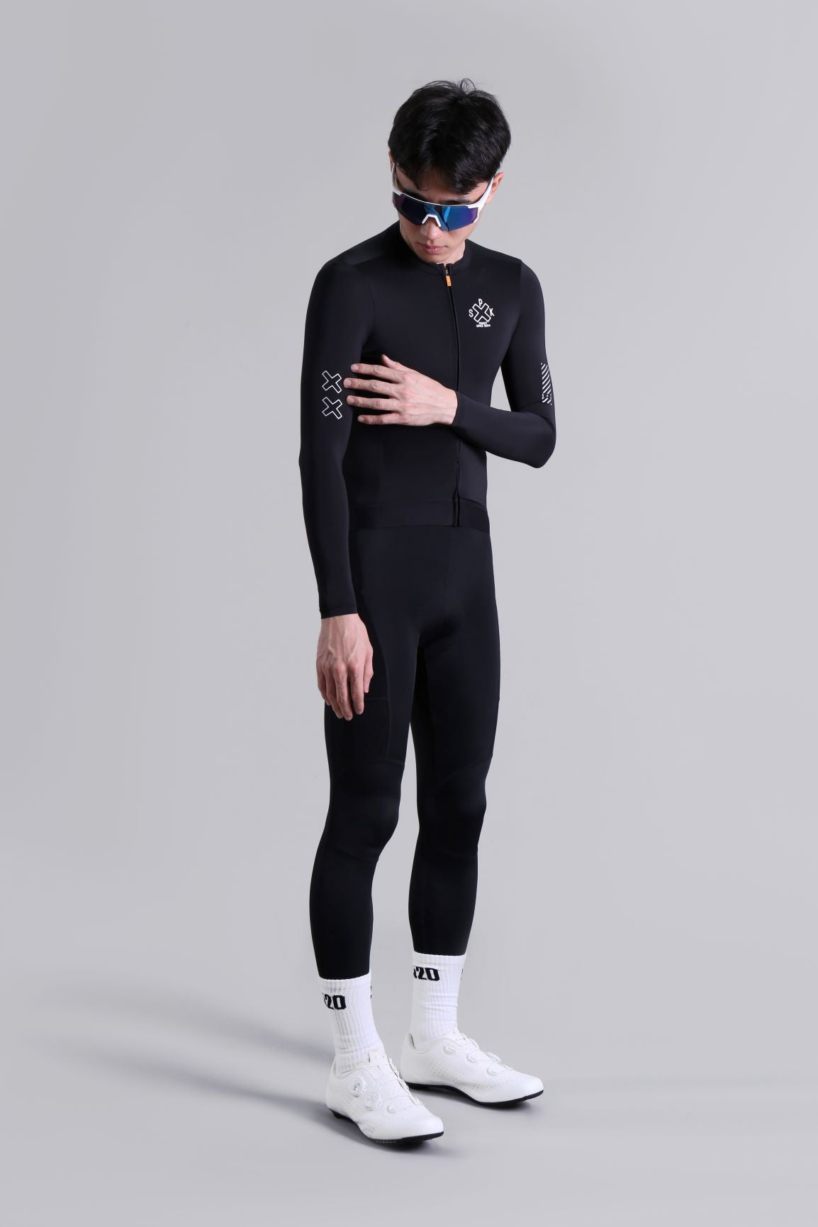 Men's Long Sleeve Earth-Tone Milk Silk Jersey | X - 32526413856925