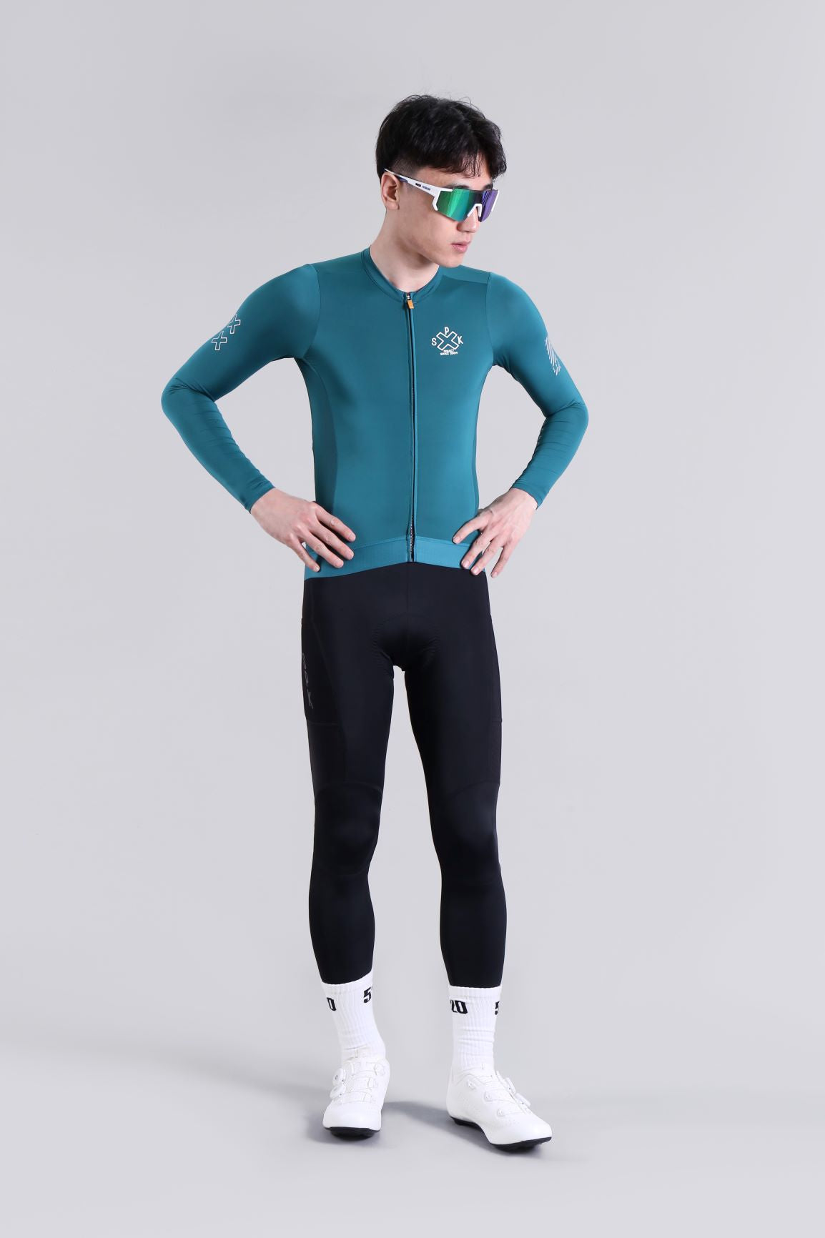 Men's Long Sleeve Earth-Tone Milk Silk Jersey | X - 32526413037725