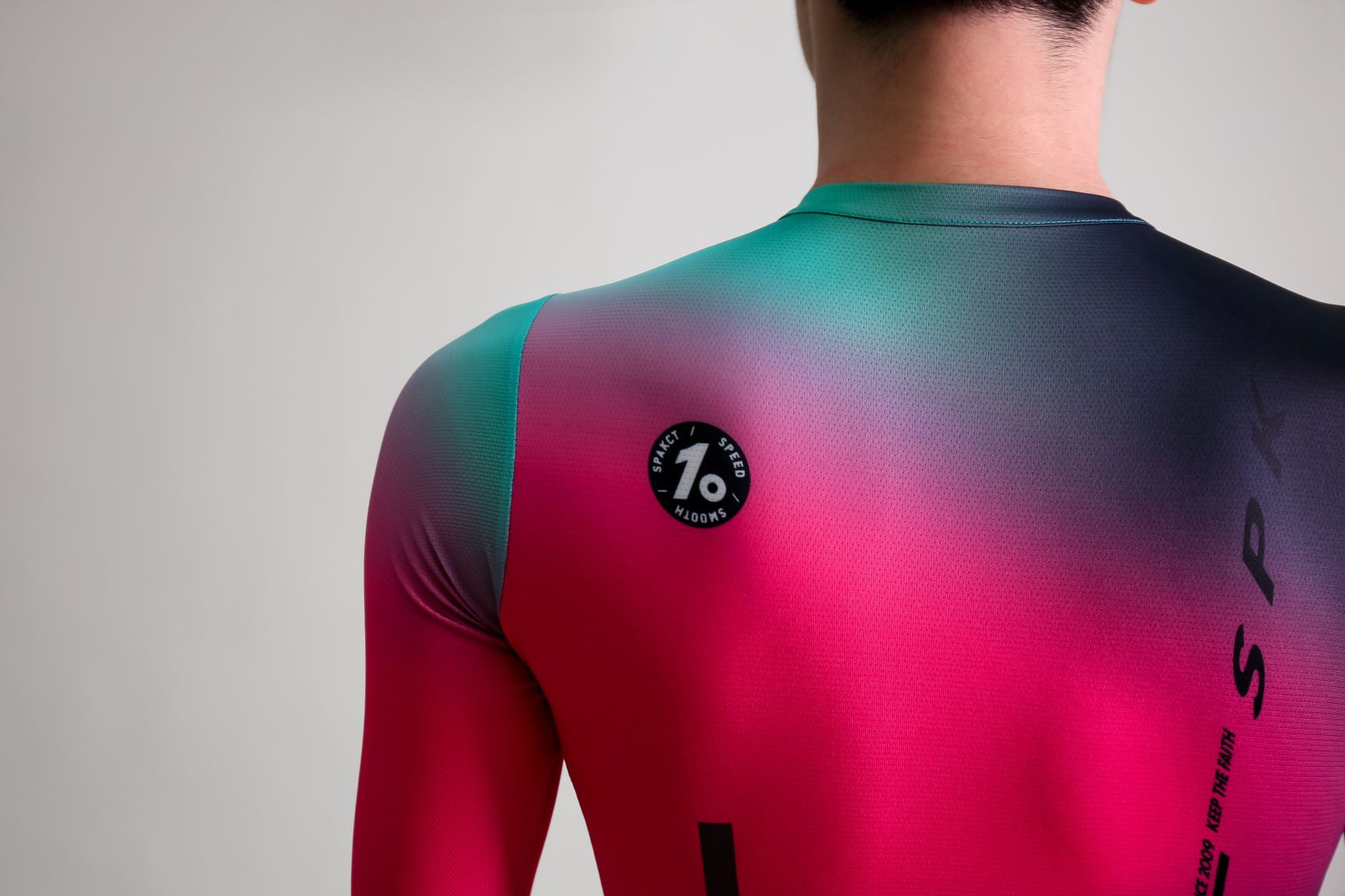 Men's Long Sleeve Gradient Aero Jersey | ELF Ⅱ - 32526443708573