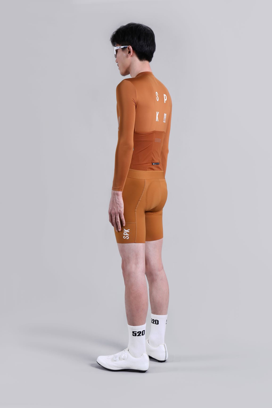 Men's Long Sleeve Earth-Tone Milk Silk Jersey | X - 32526413758621