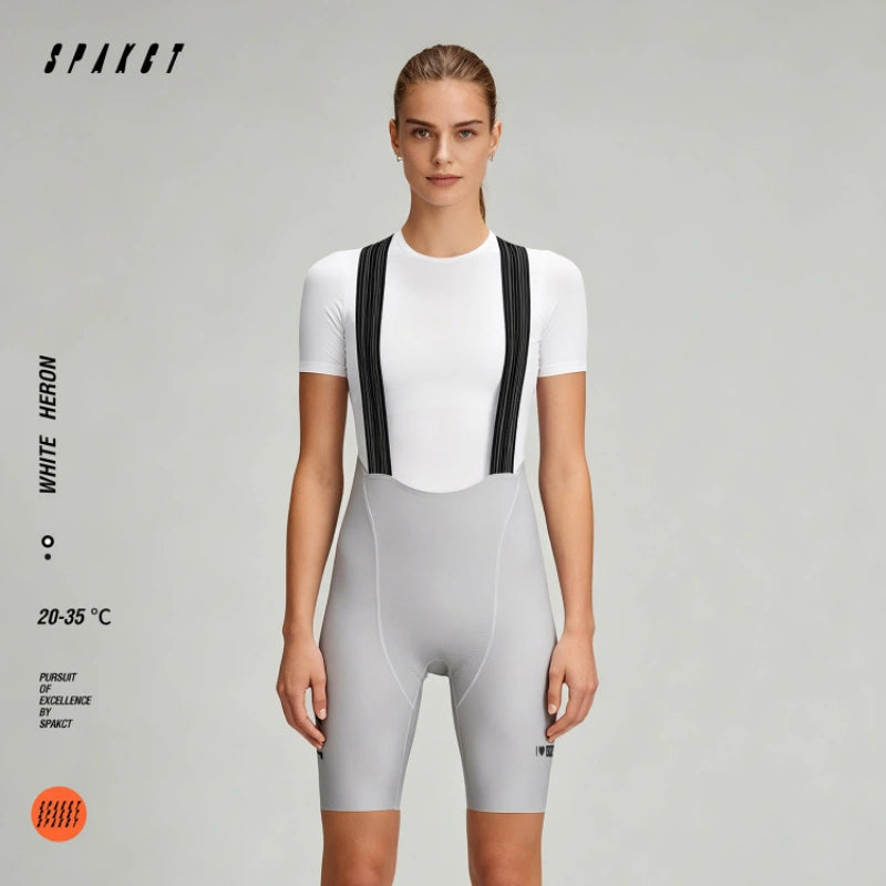 White Heron Bib Shorts | Women