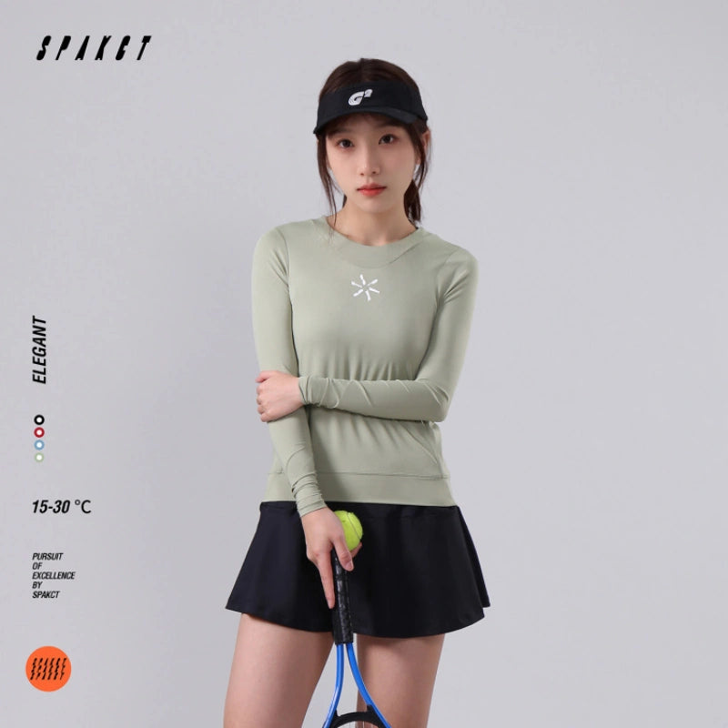 Elegant Long Sleeve Active Top | Unisex